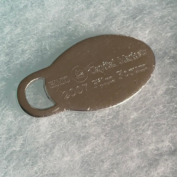 Authentic Tiffany oval tag - Picture 2 of 3